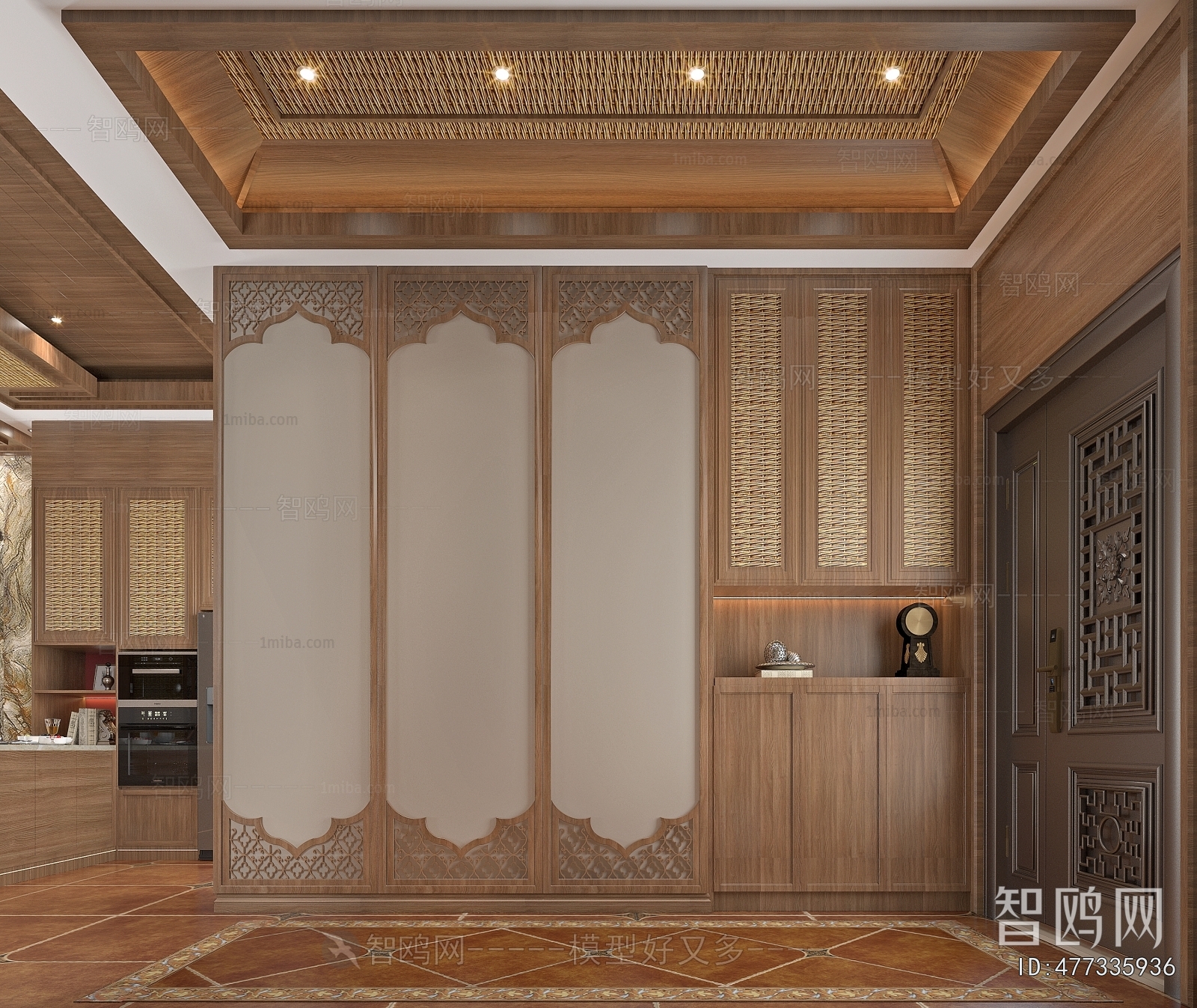 Southeast Asian Style Dining Room