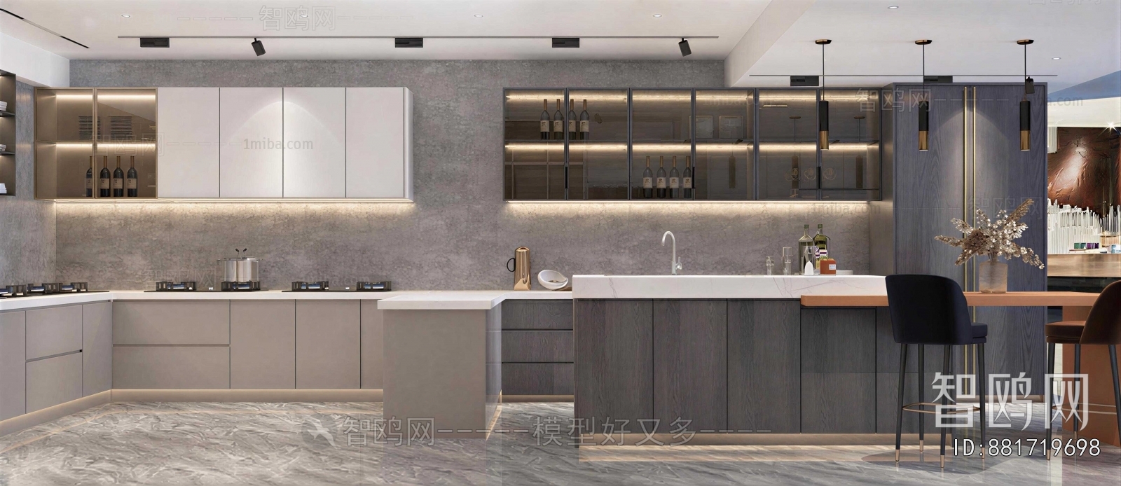 Modern Open Kitchen
