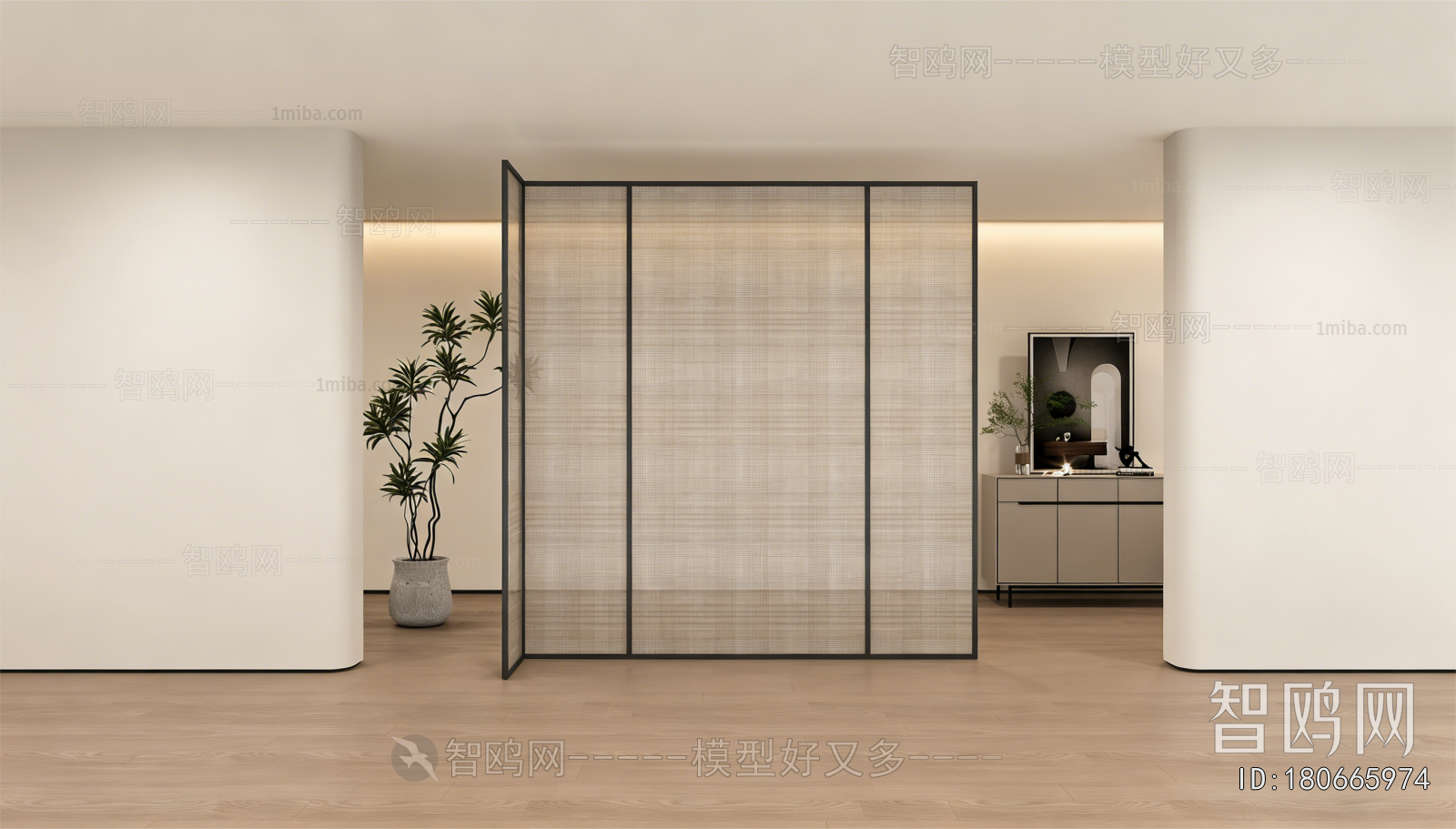 Wabi-sabi Style Partition