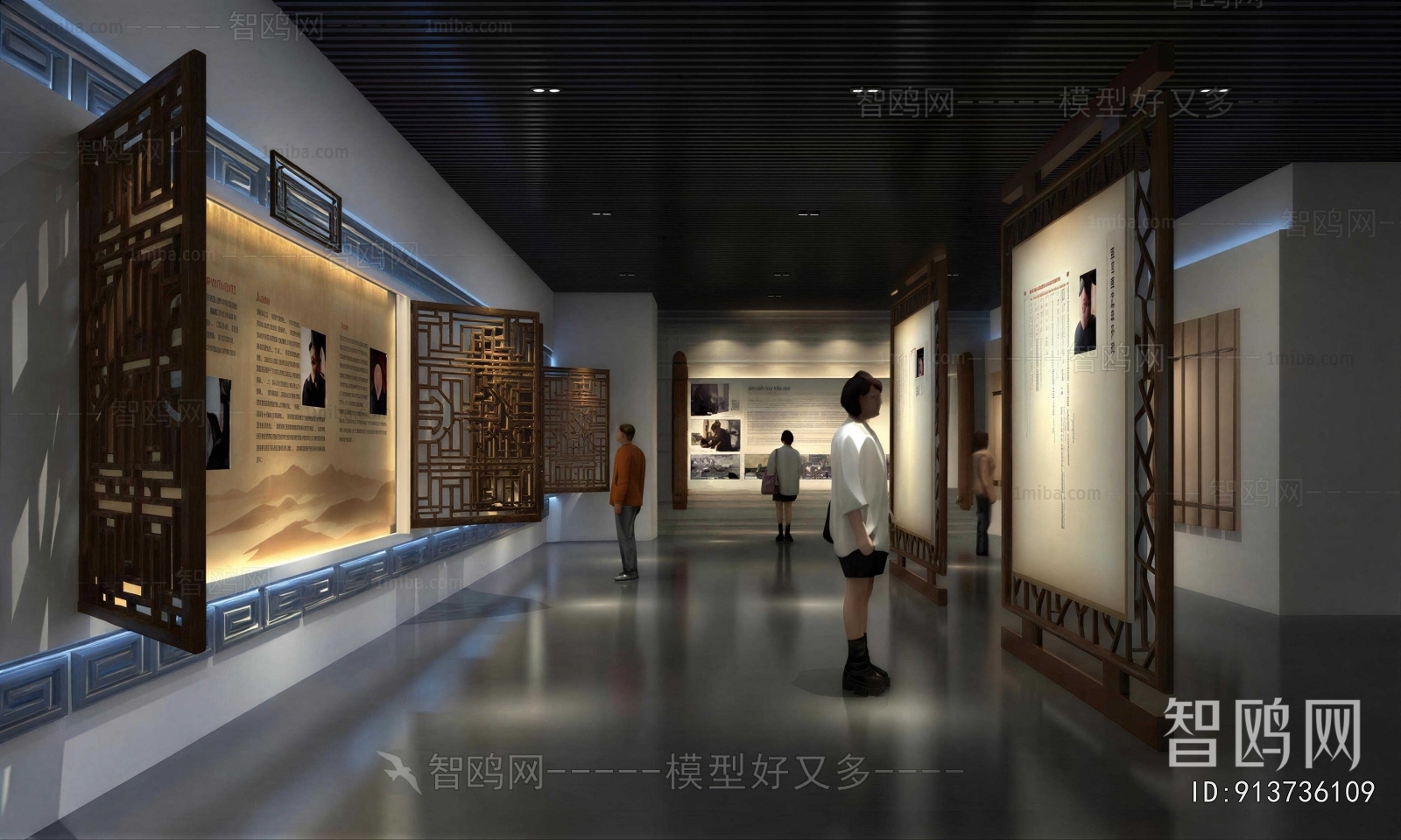 New Chinese Style Exhibition Hall