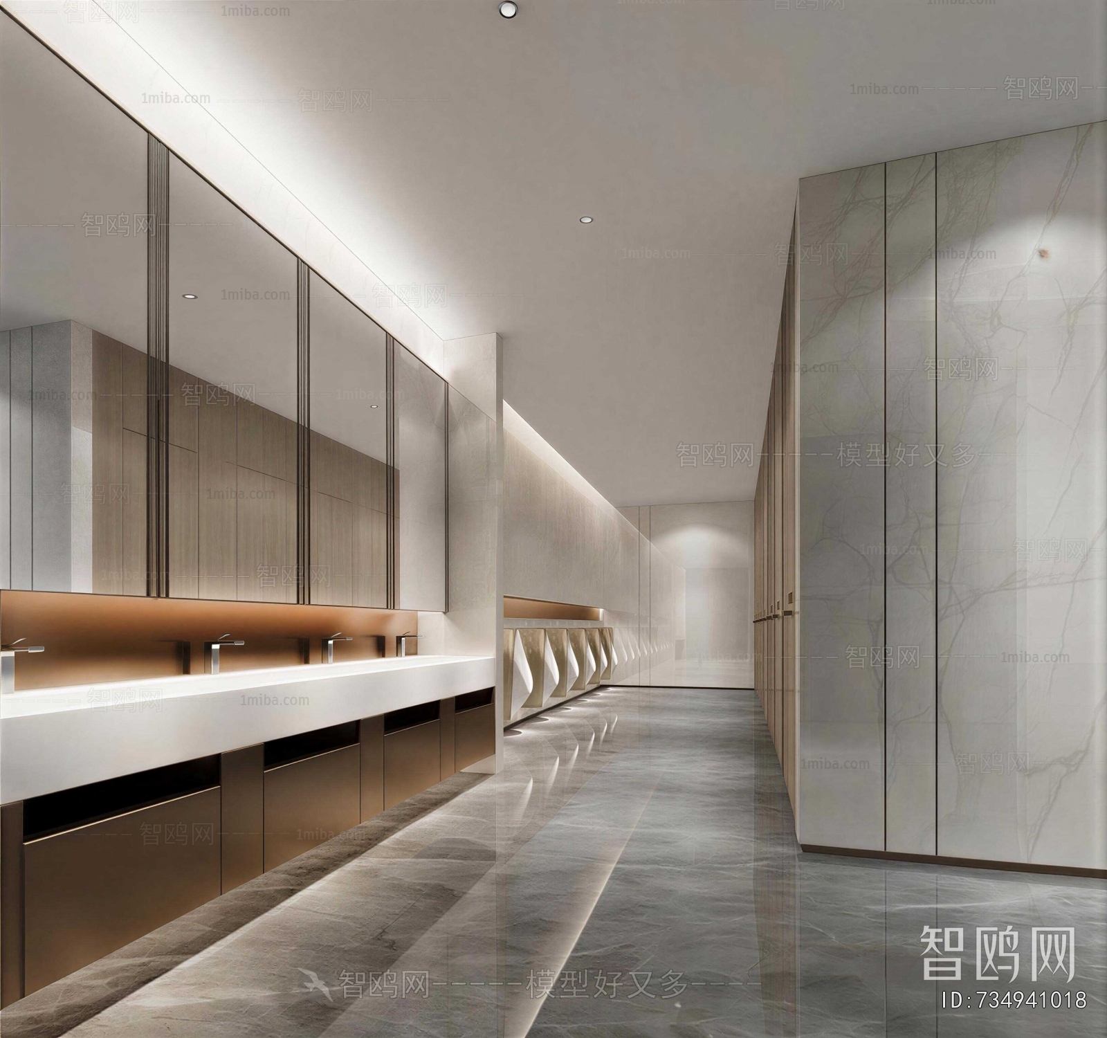 Modern Public Toilet