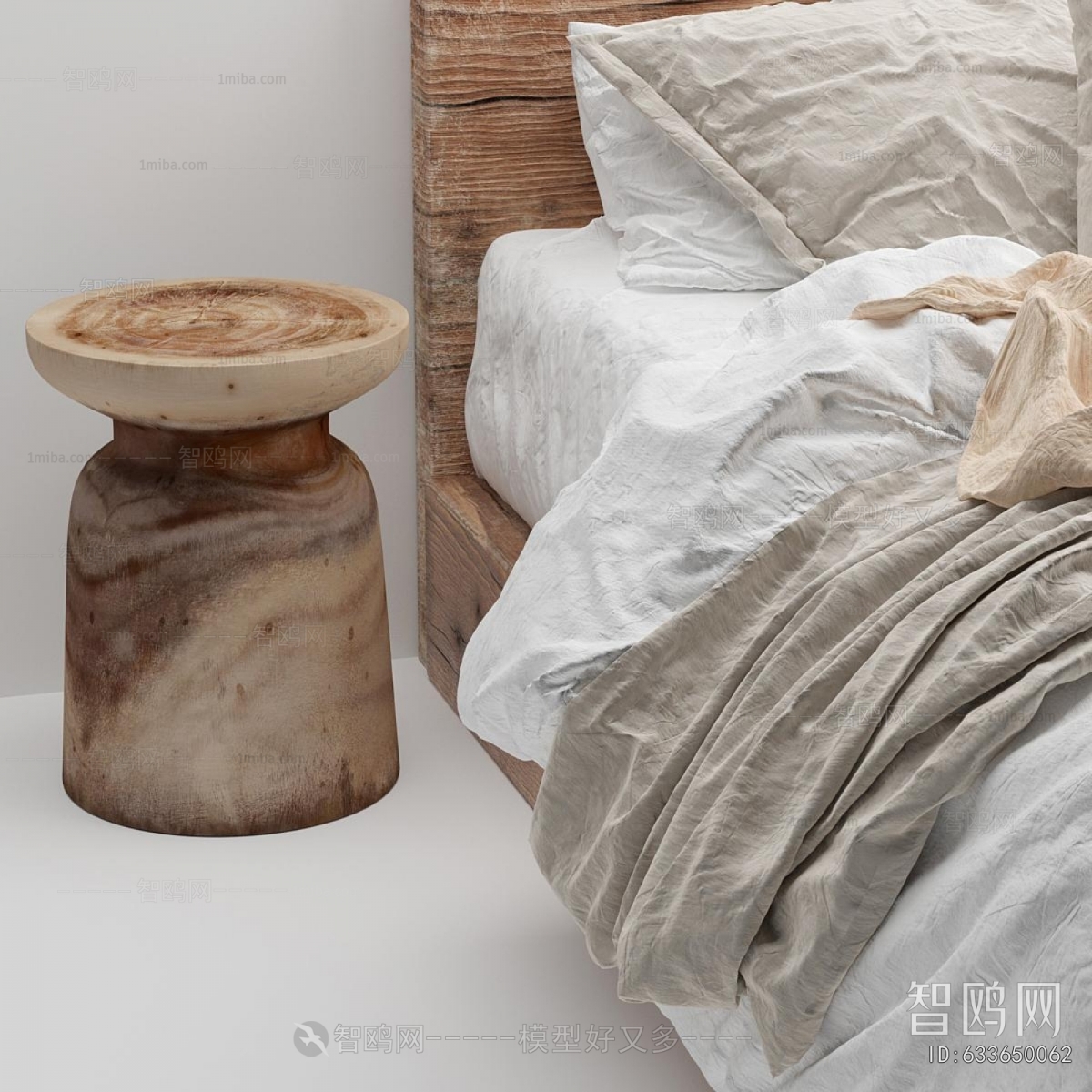 Nordic Style Double Bed