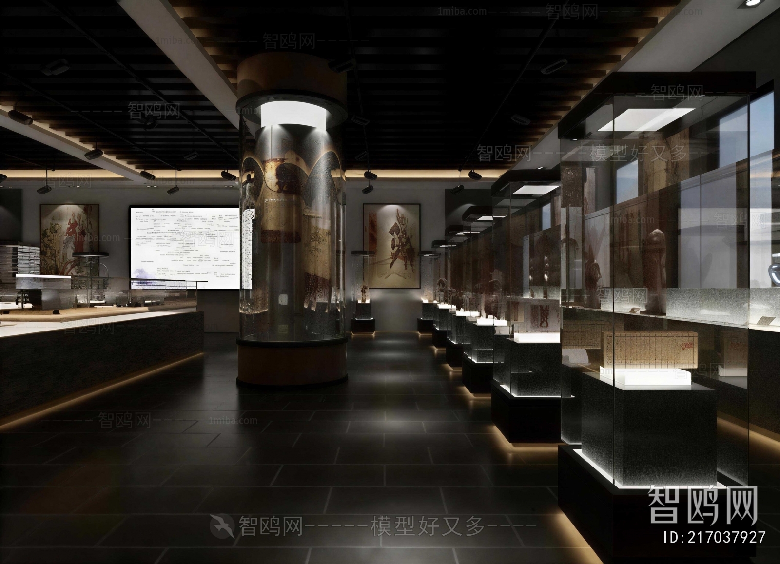 New Chinese Style Exhibition Hall