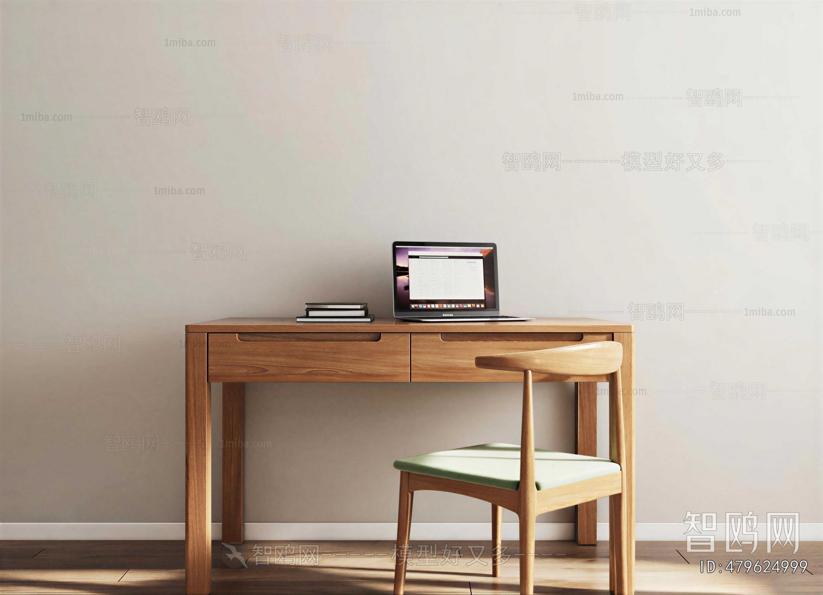 Japanese Style Computer Desk And Chair