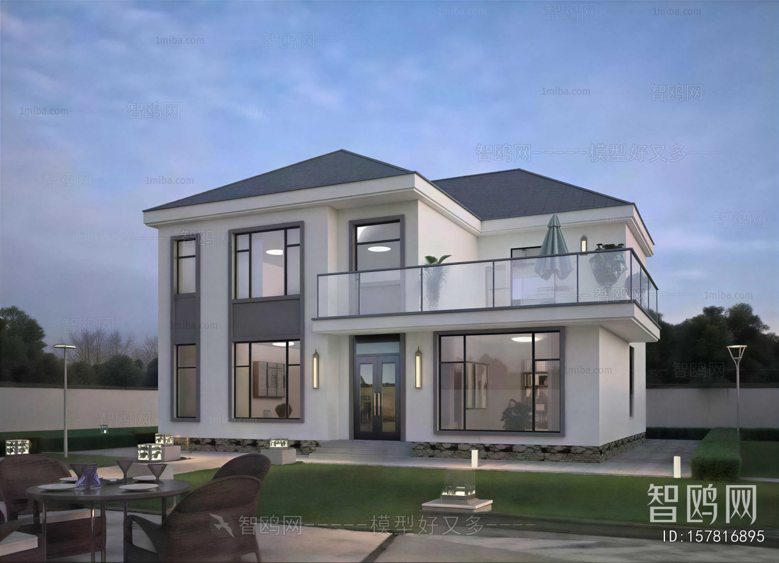 New Chinese Style Detached Villa