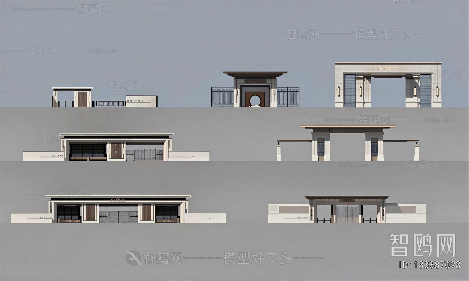 New Chinese Style Gate