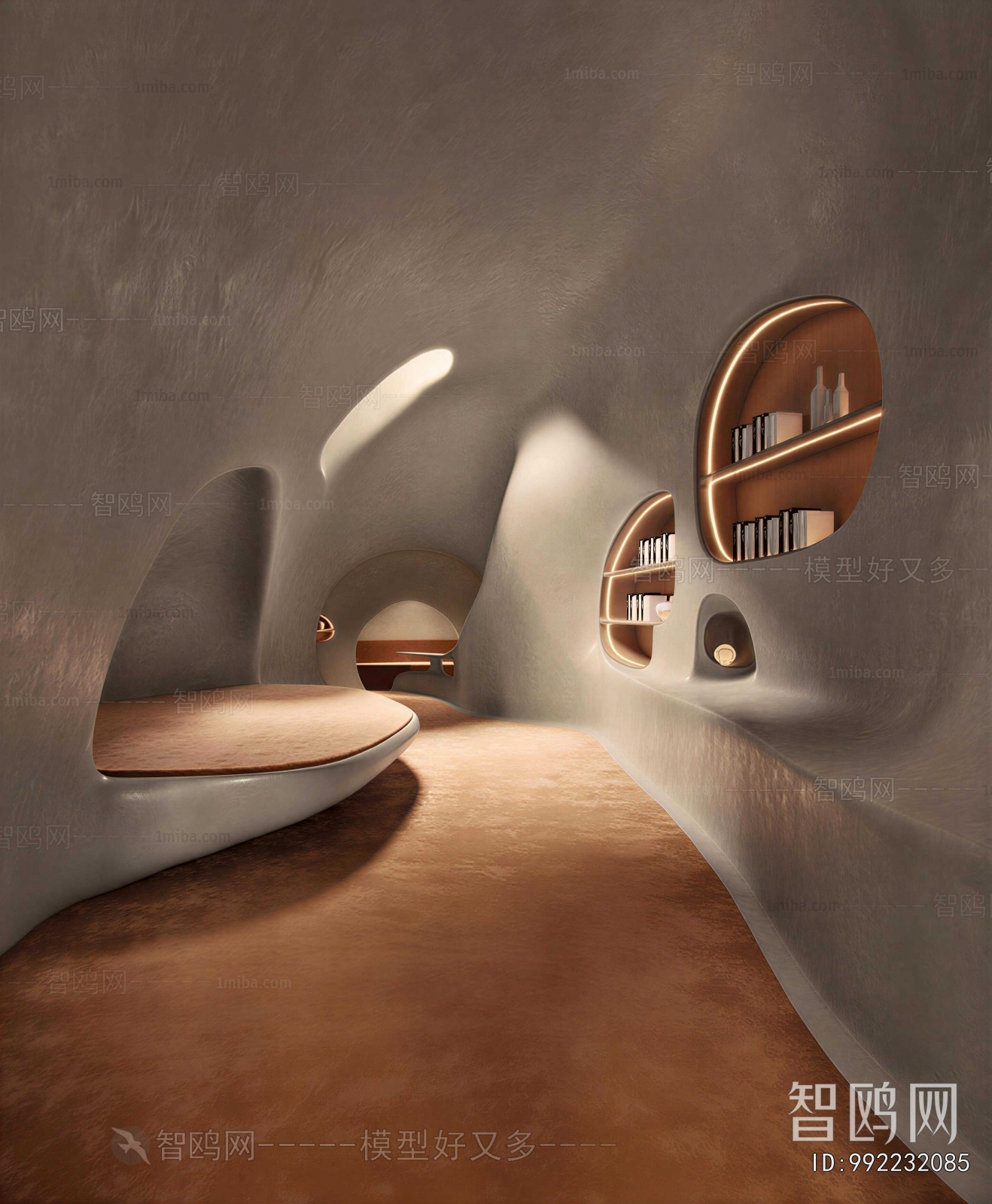 Wabi-sabi Style Bookstore Book Bar