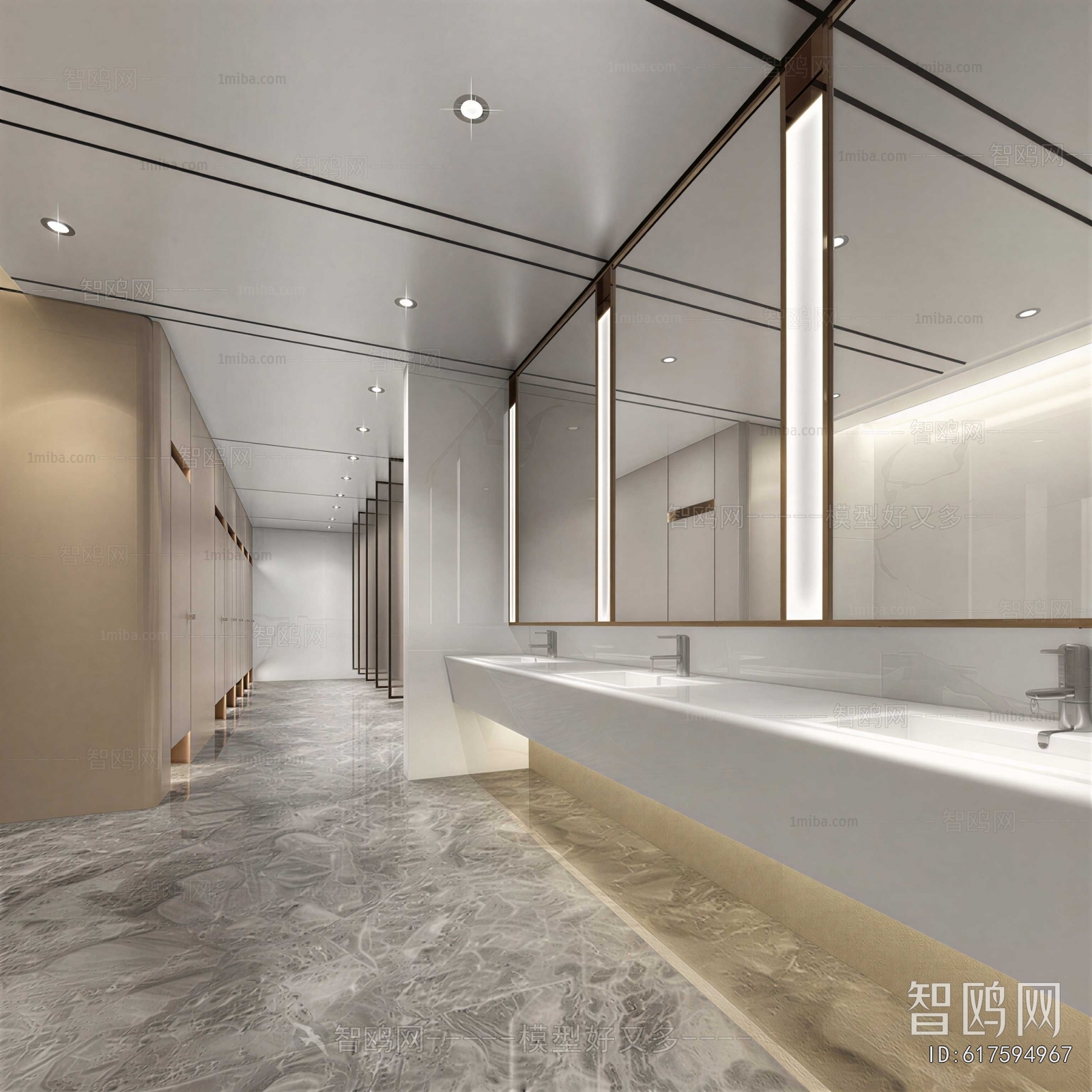 Modern Public Toilet