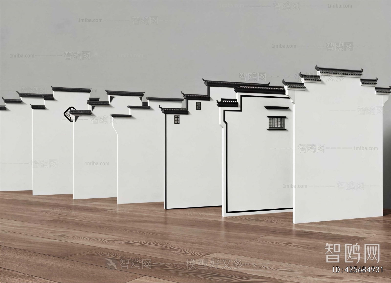 New Chinese Style Landscape Wall