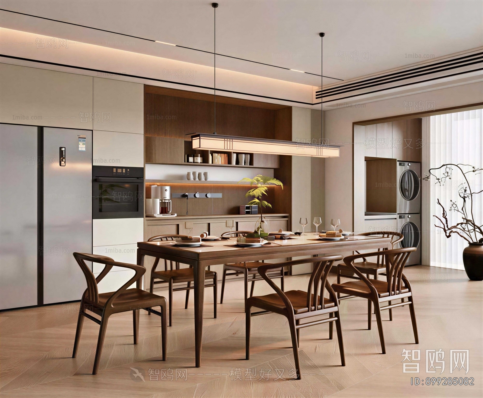 New Chinese Style Dining Room