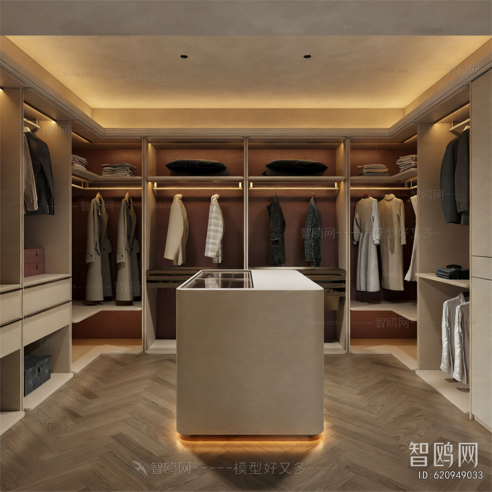 Modern Clothes Storage Area