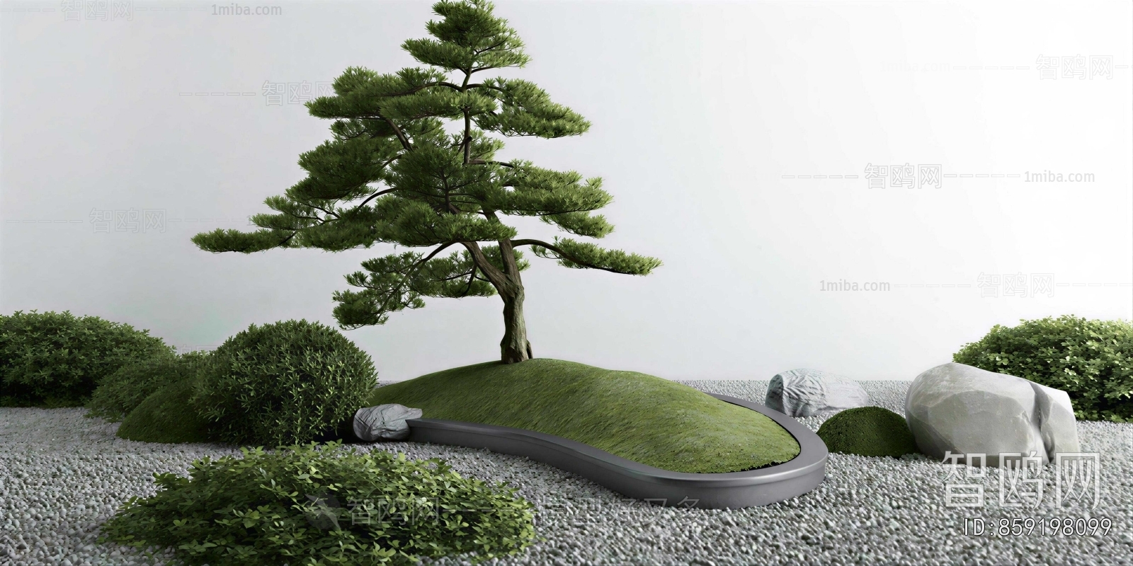 Modern Courtyard/landscape