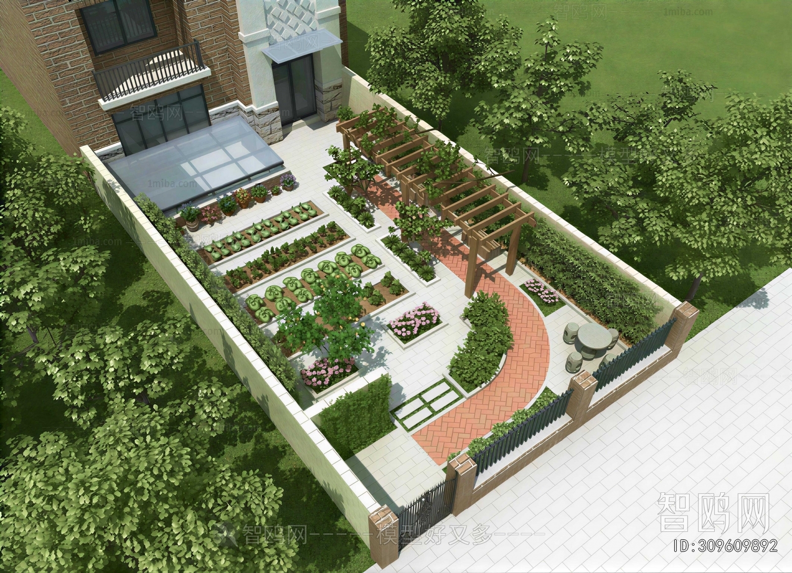 New Chinese Style Courtyard/landscape