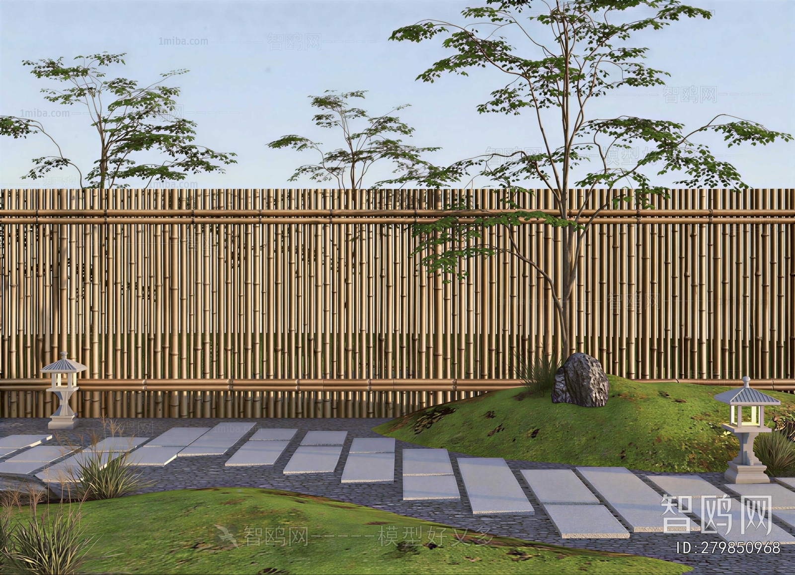 Japanese Style Courtyard/landscape