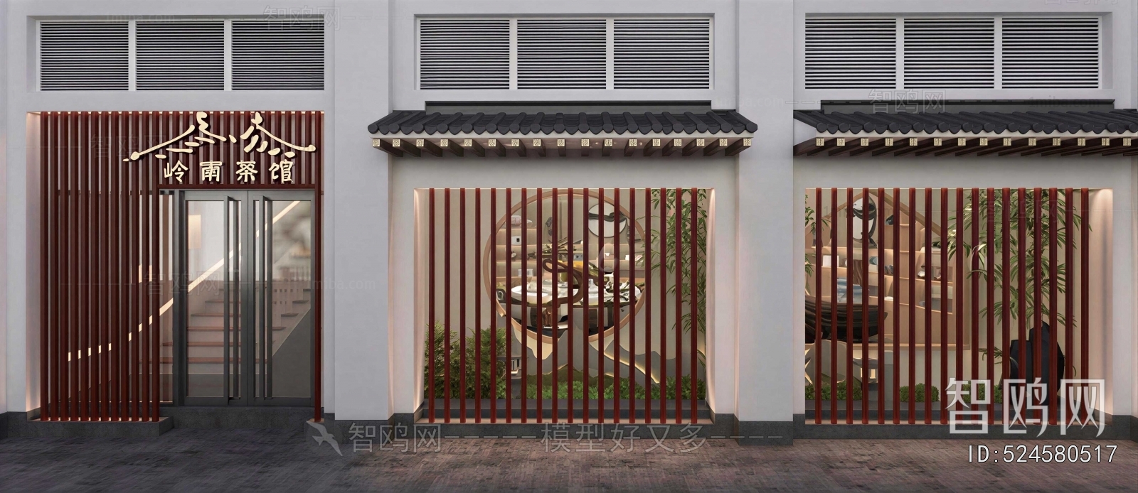 New Chinese Style Facade Element