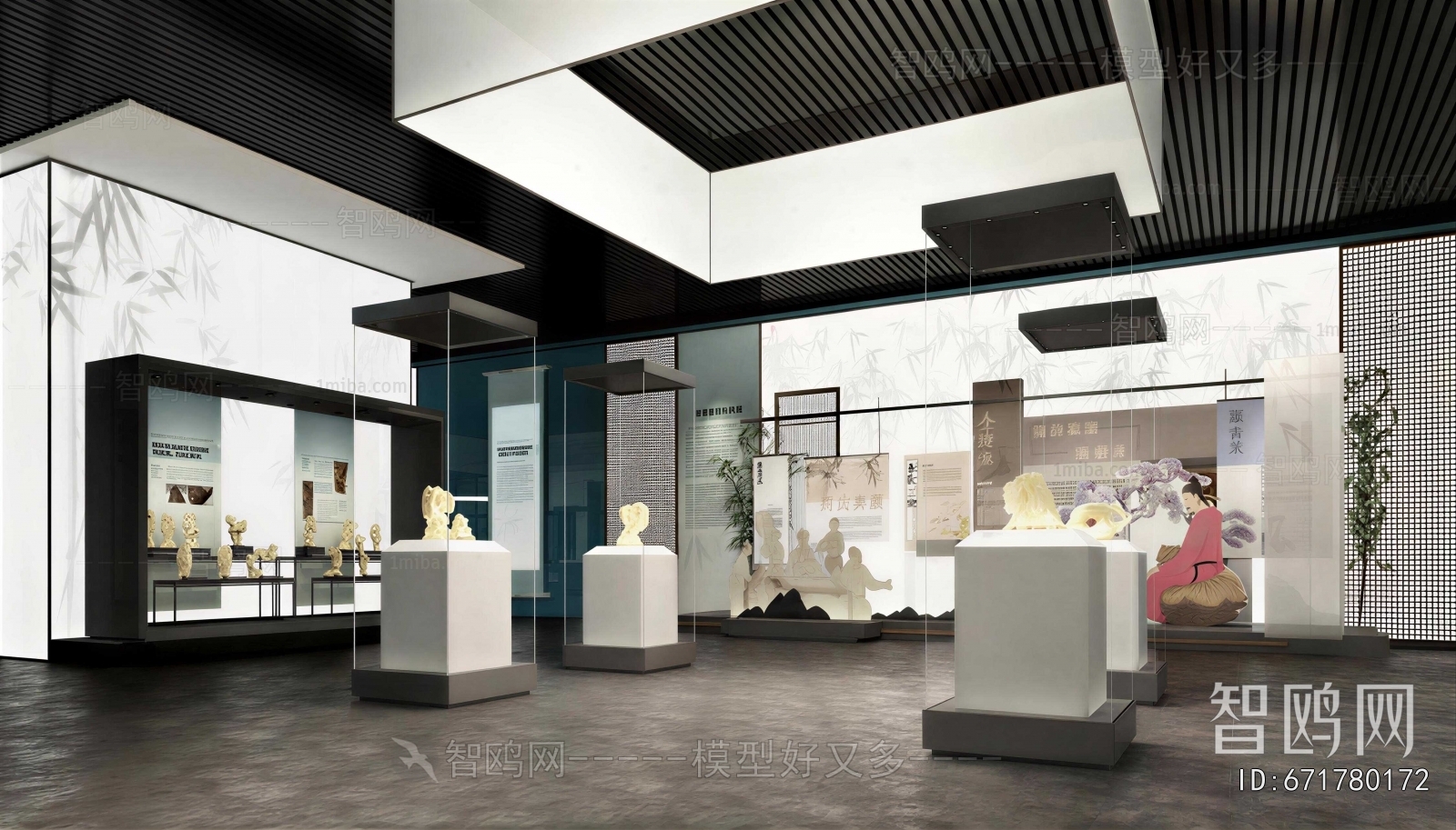 New Chinese Style Exhibition Hall