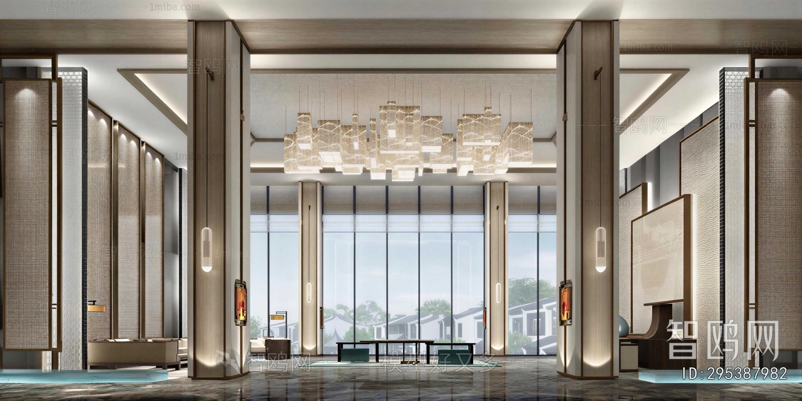 New Chinese Style Lobby Hall
