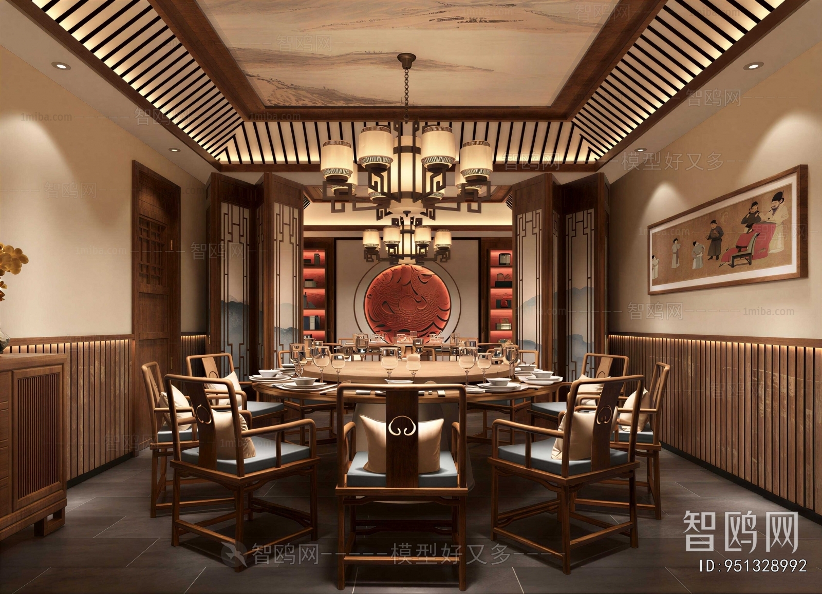 New Chinese Style Restaurant Box