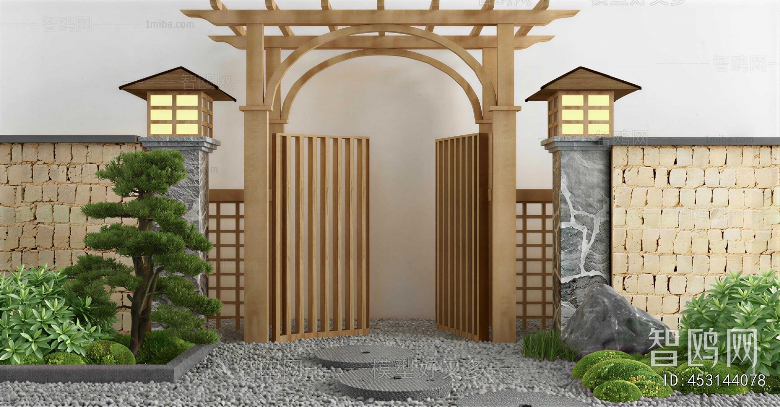 Japanese Style Courtyard/landscape