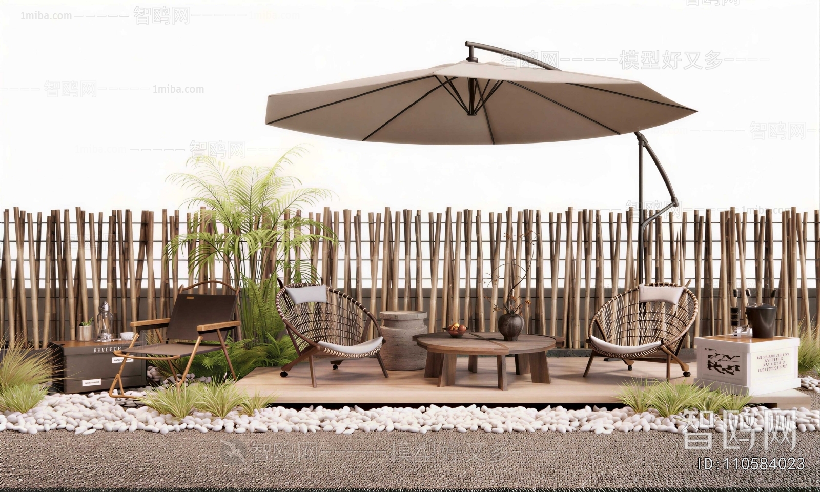 Wabi-sabi Style Outdoor Tables And Chairs