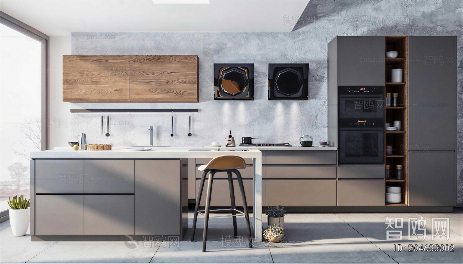 Industrial Style Dining Room