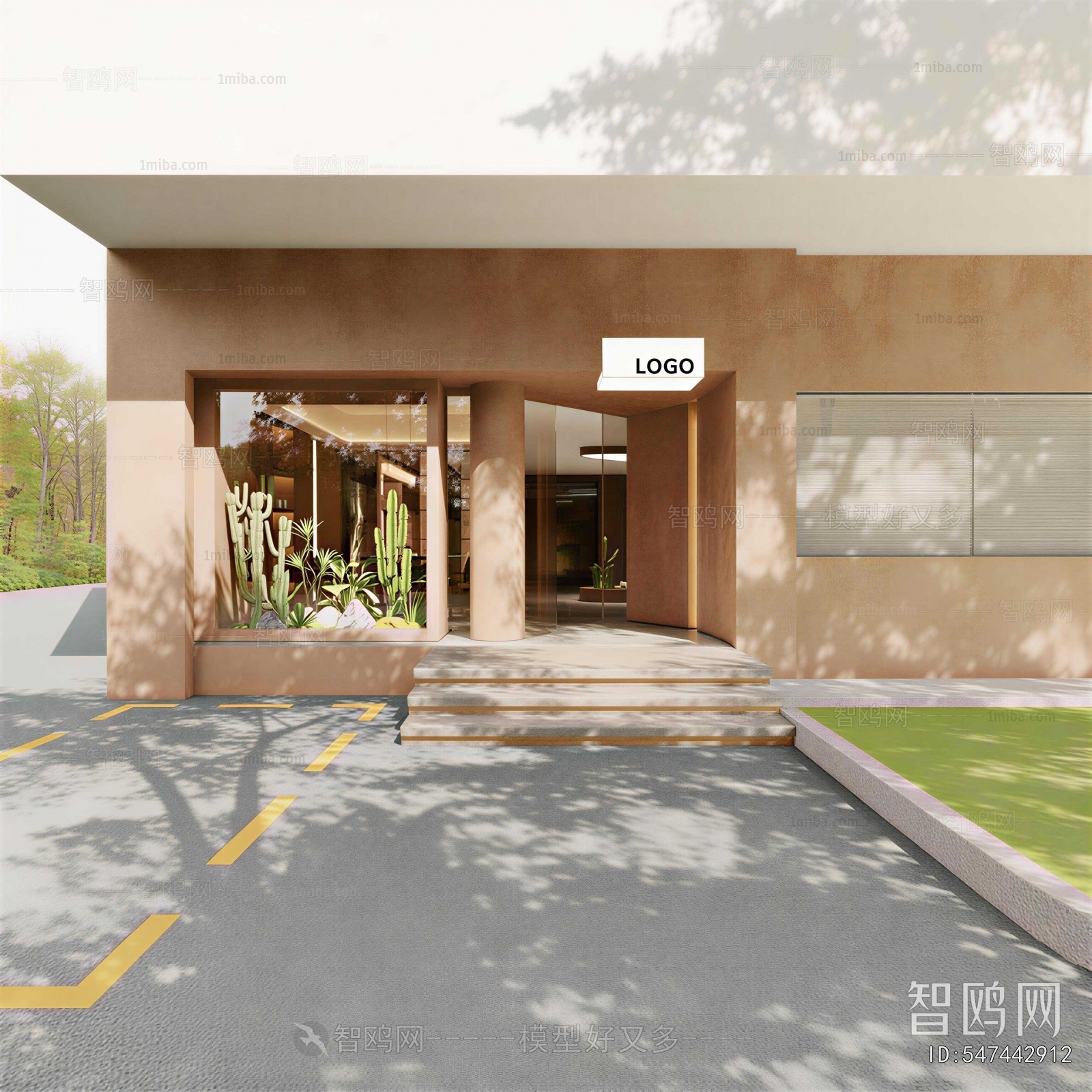 Wabi-sabi Style Facade Element