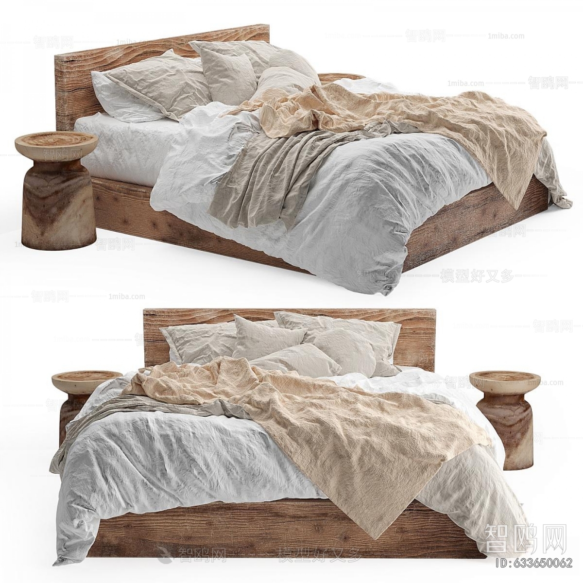 Nordic Style Double Bed