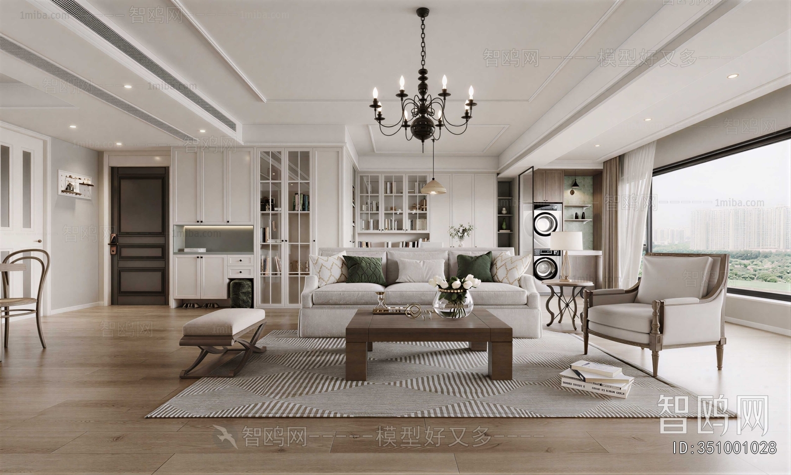 American Style A Living Room