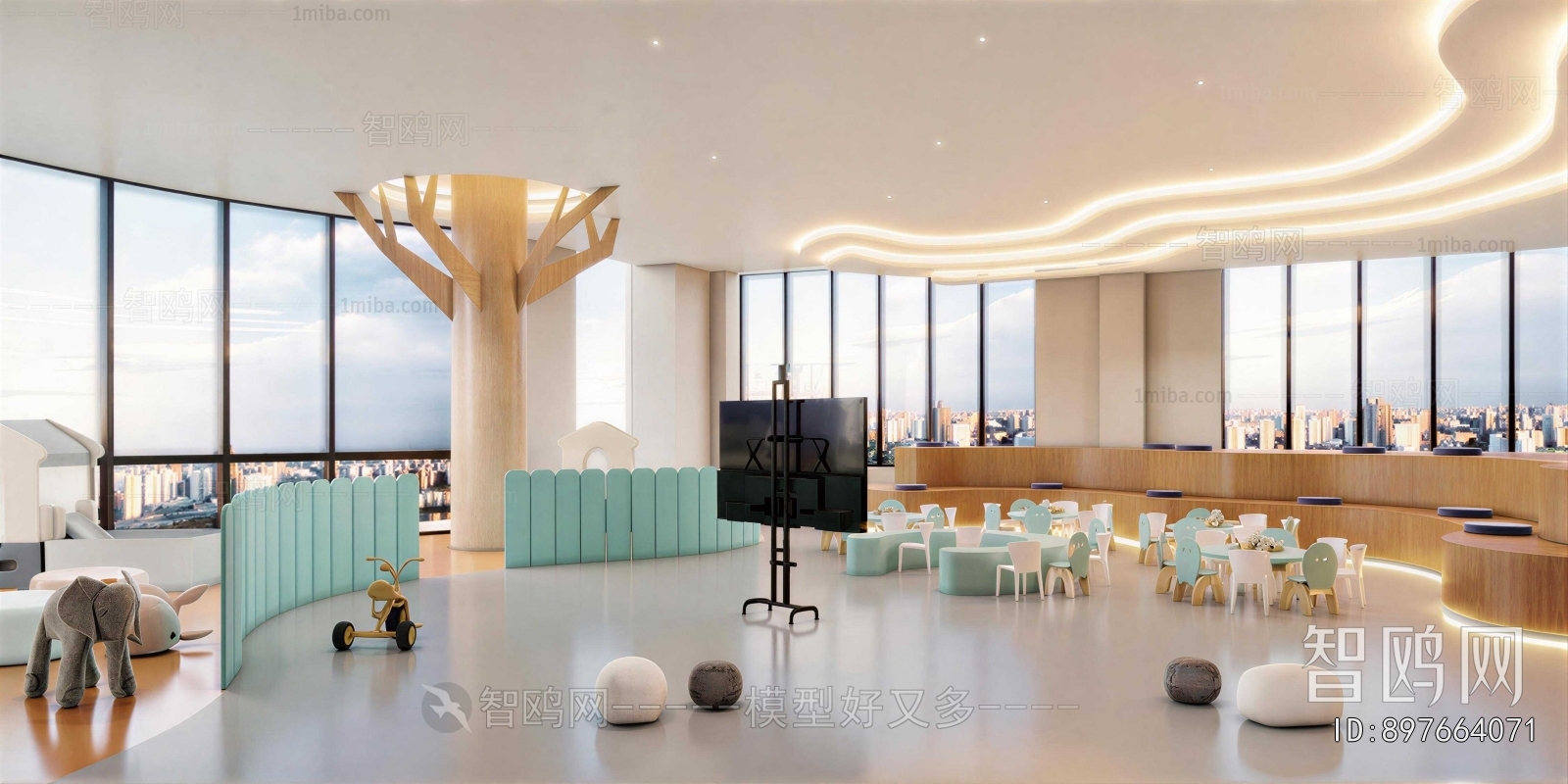 Modern Children's Playroom