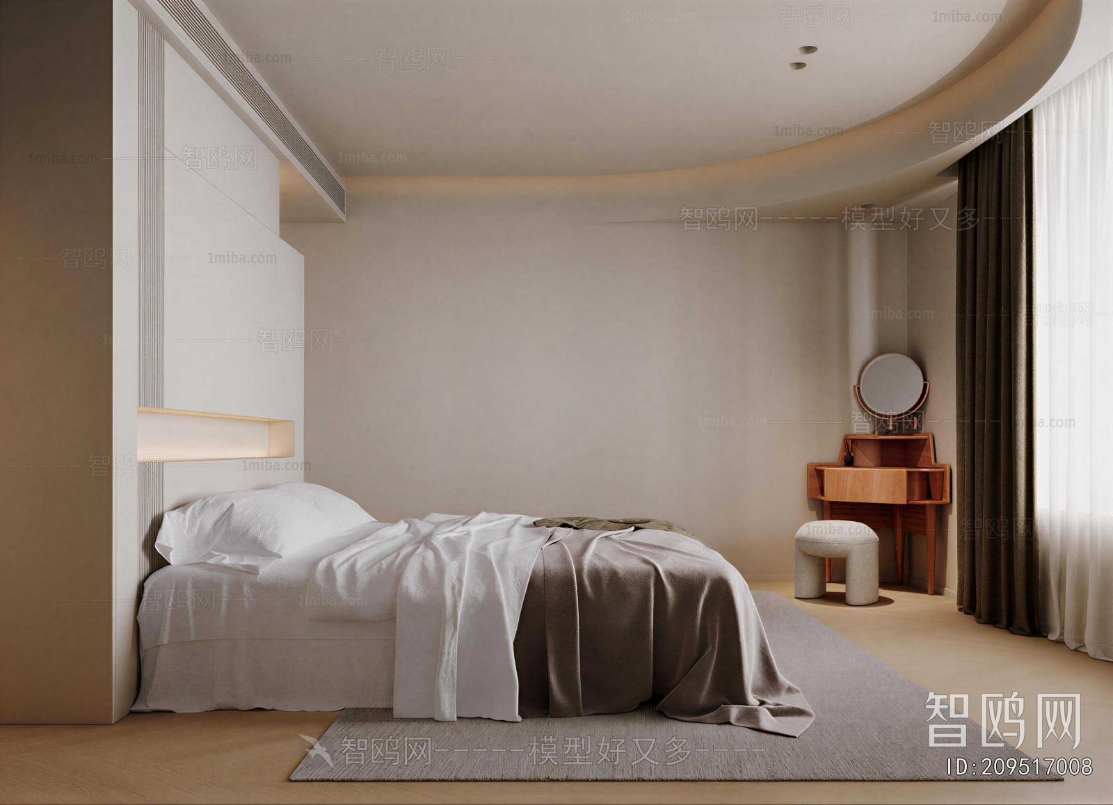 Wabi-sabi Style Bedroom