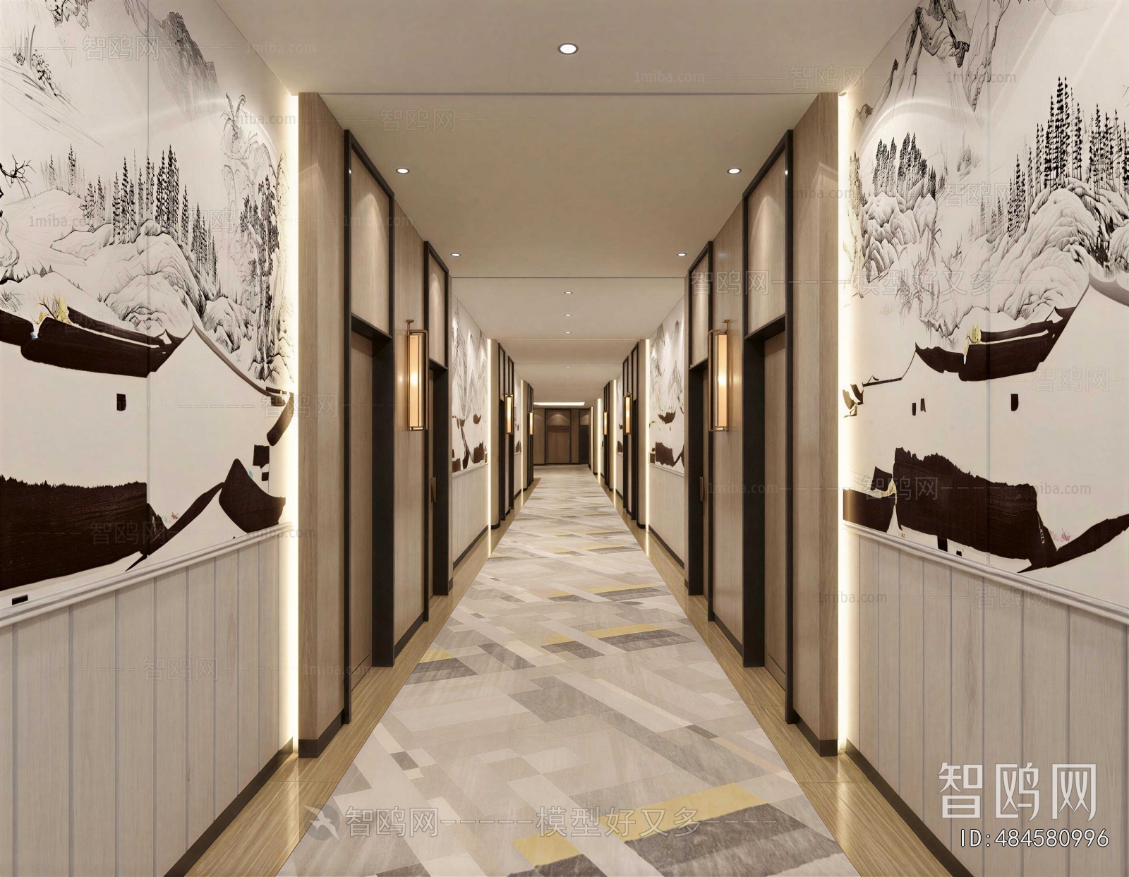 New Chinese Style Exhibition Hall