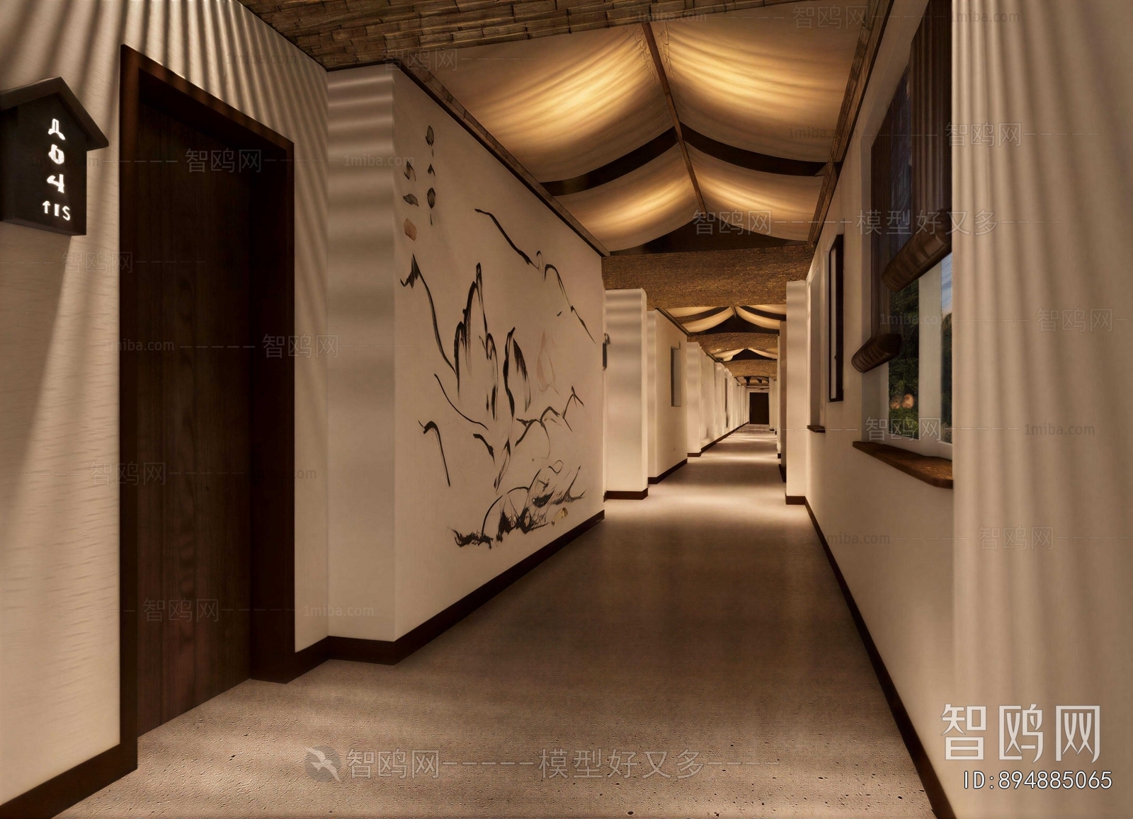 New Chinese Style Corridor