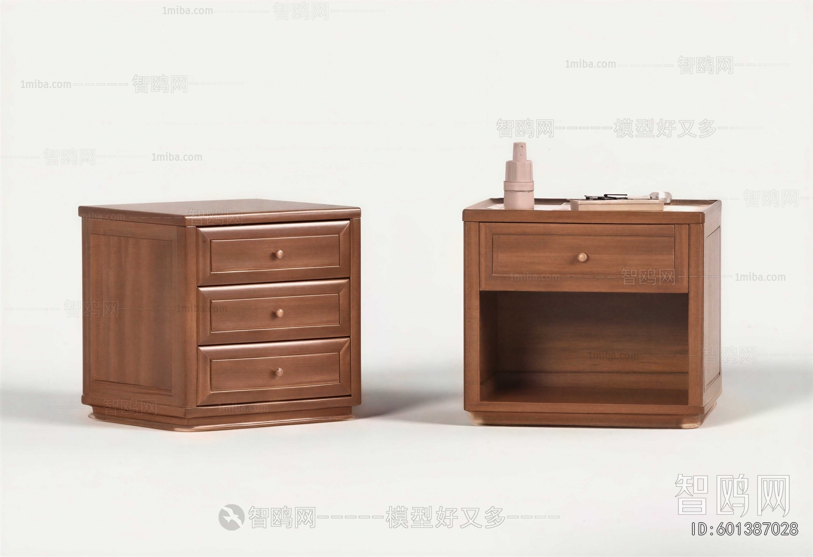 New Chinese Style Bedside Cupboard