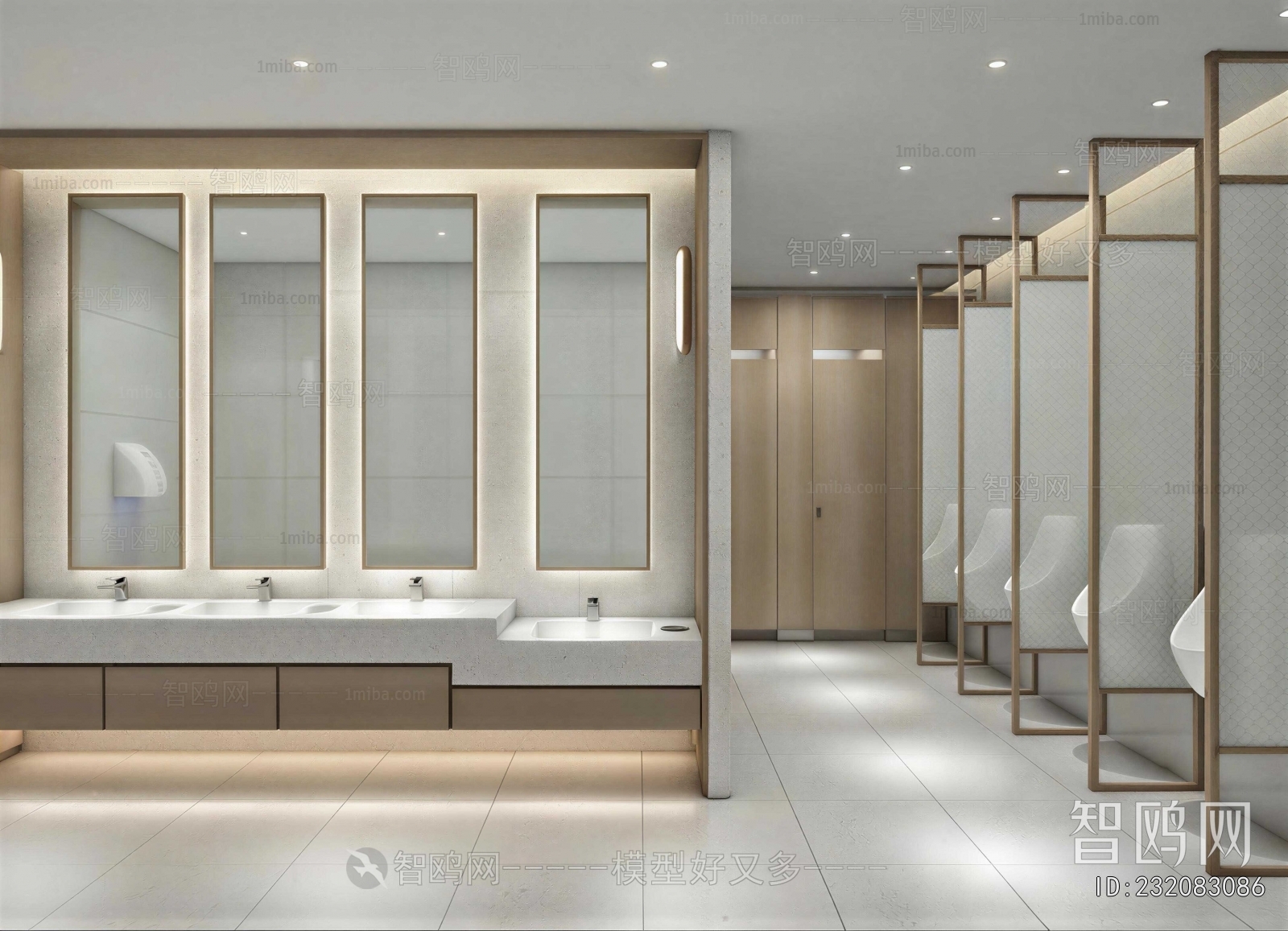 Modern Public Toilet