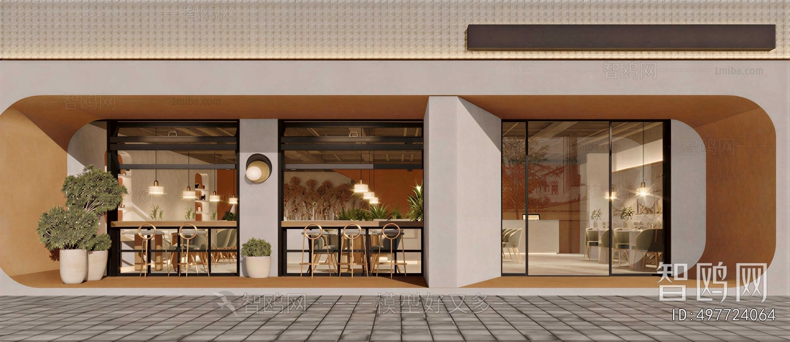 Wabi-sabi Style Facade Element