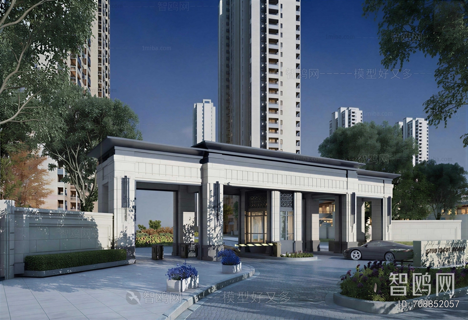 New Classical Style Facade Element