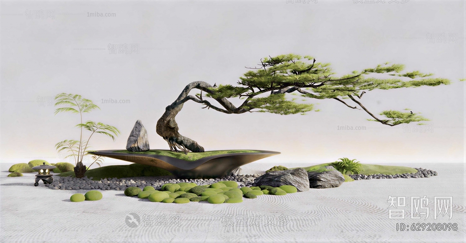 New Chinese Style Rockery Waterscape