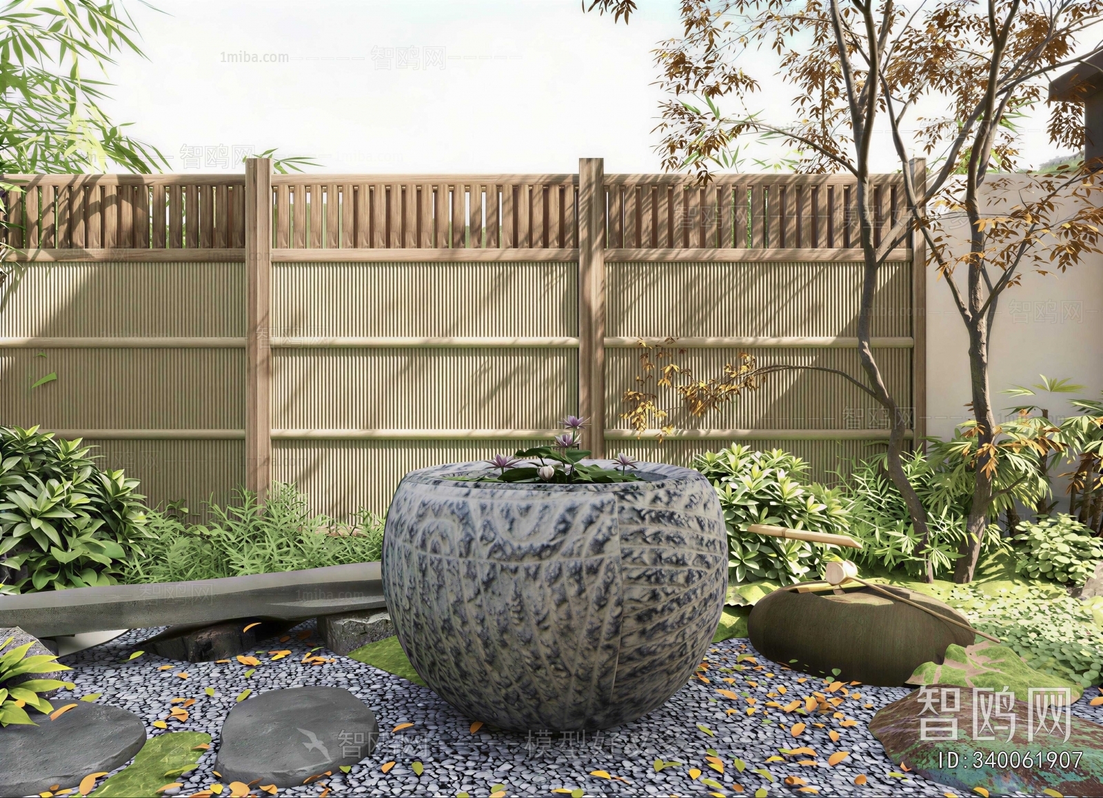 New Chinese Style Courtyard/landscape