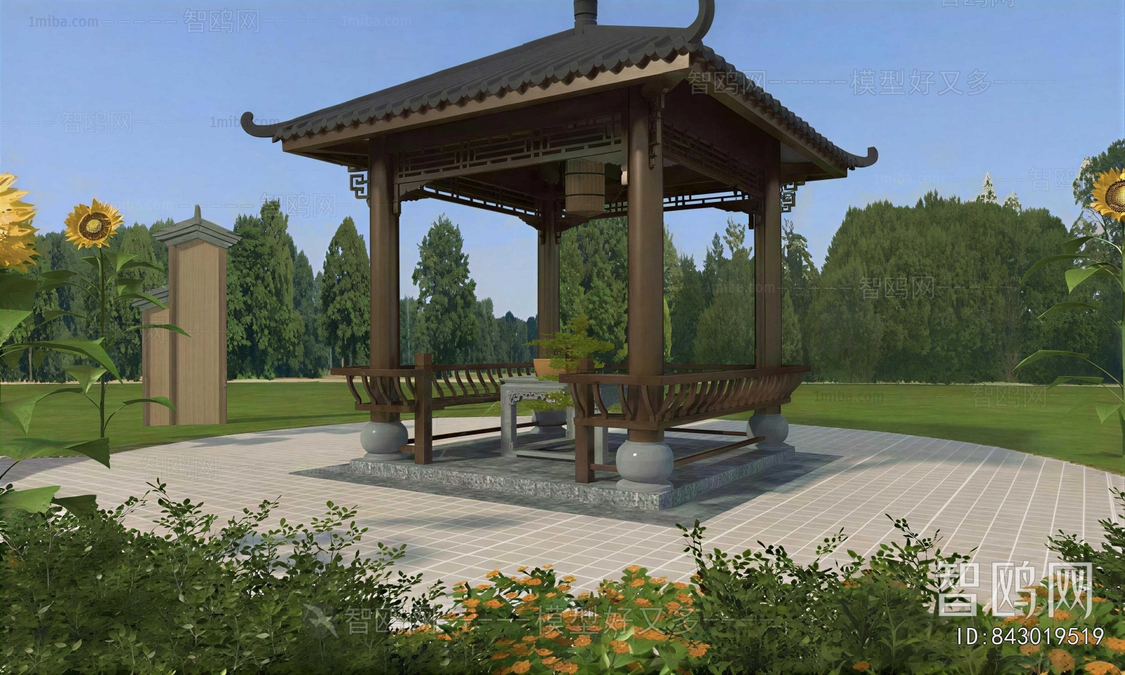 Chinese Style Ancient Architectural Buildings