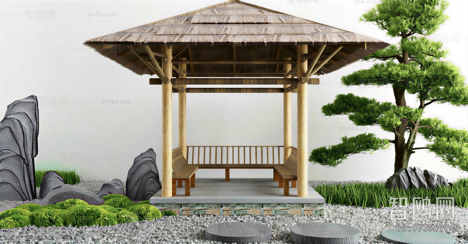 Japanese Style Courtyard/landscape