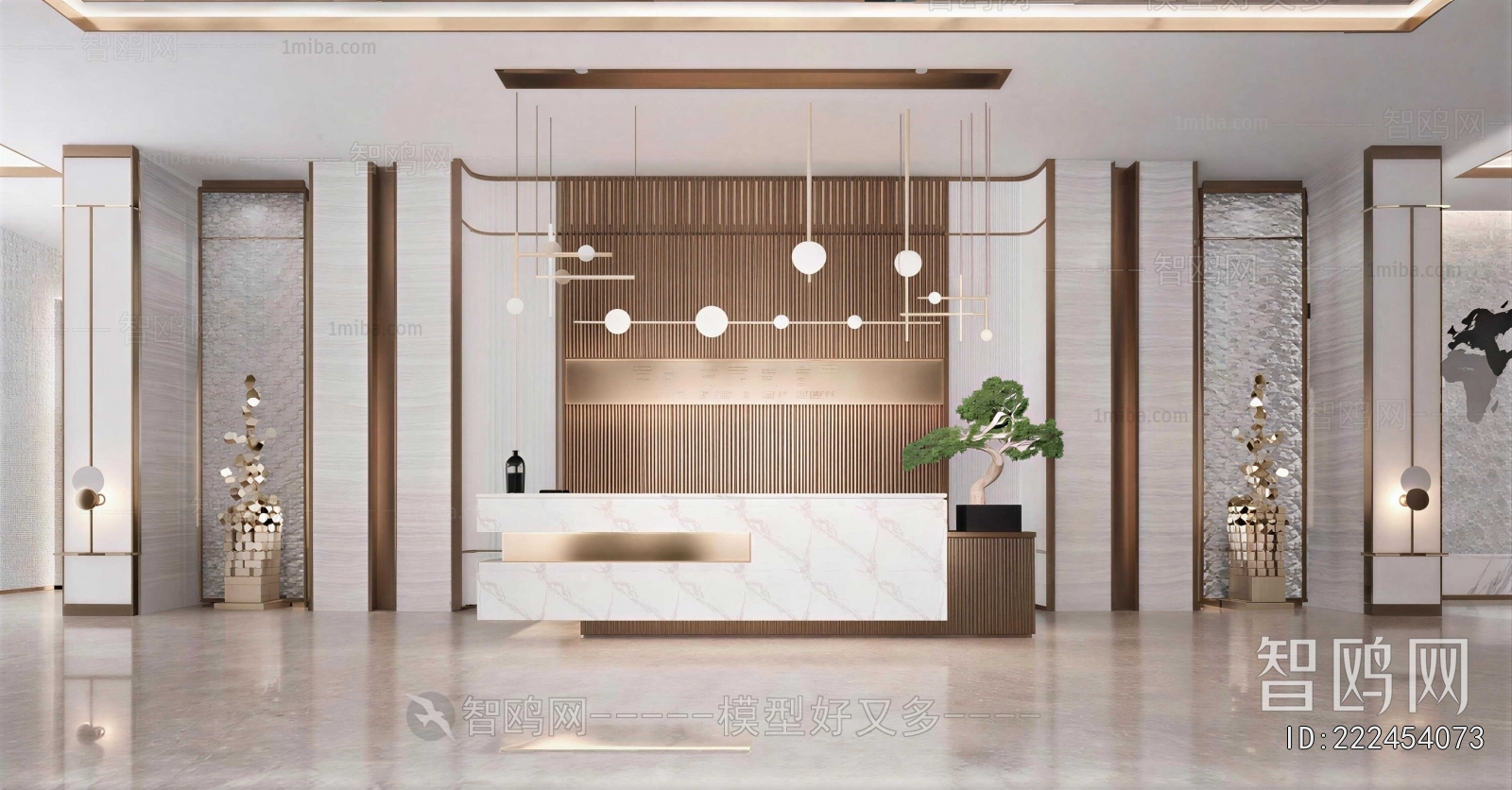 New Chinese Style Lobby Hall