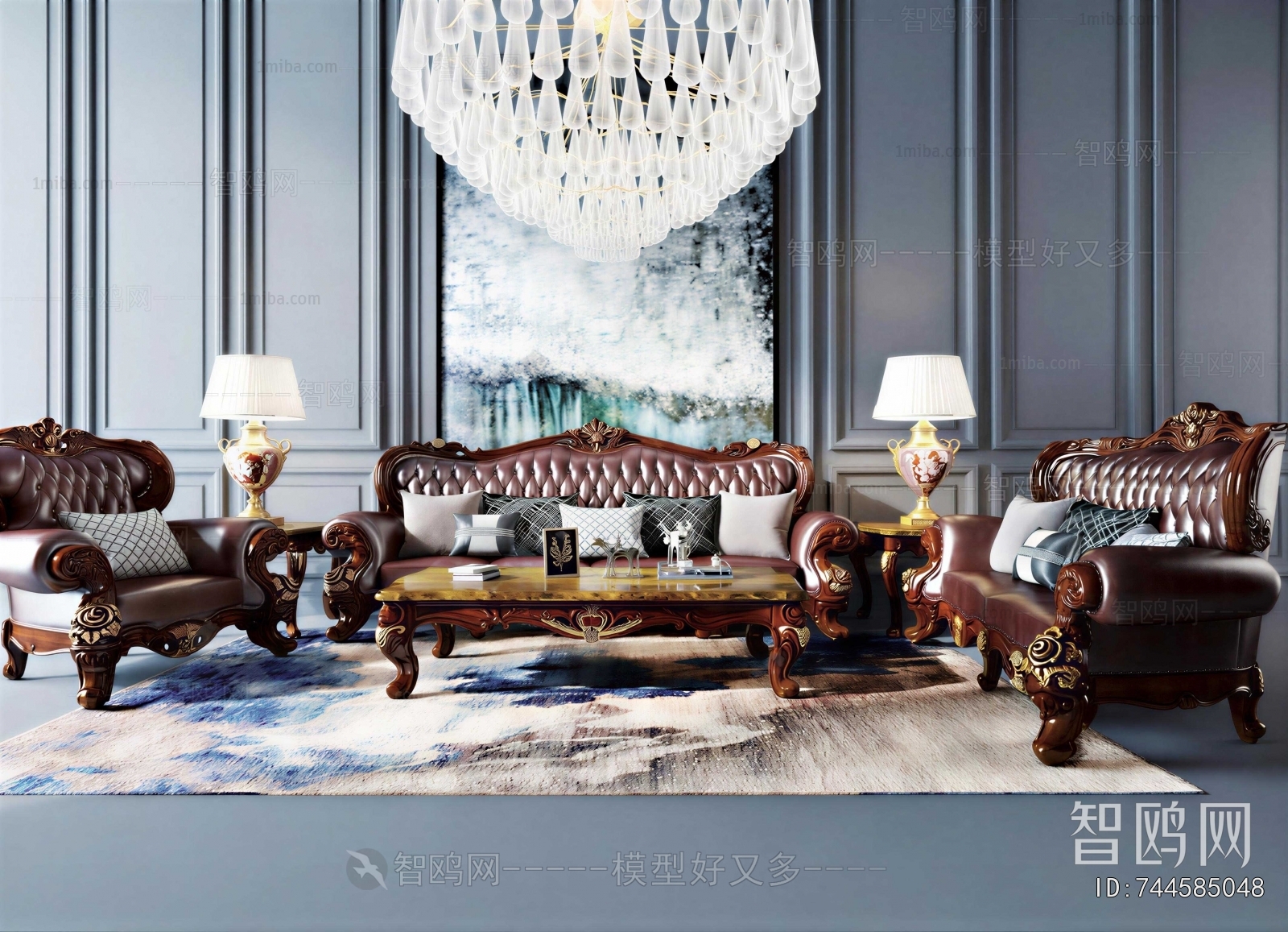 European Style Sofa Combination