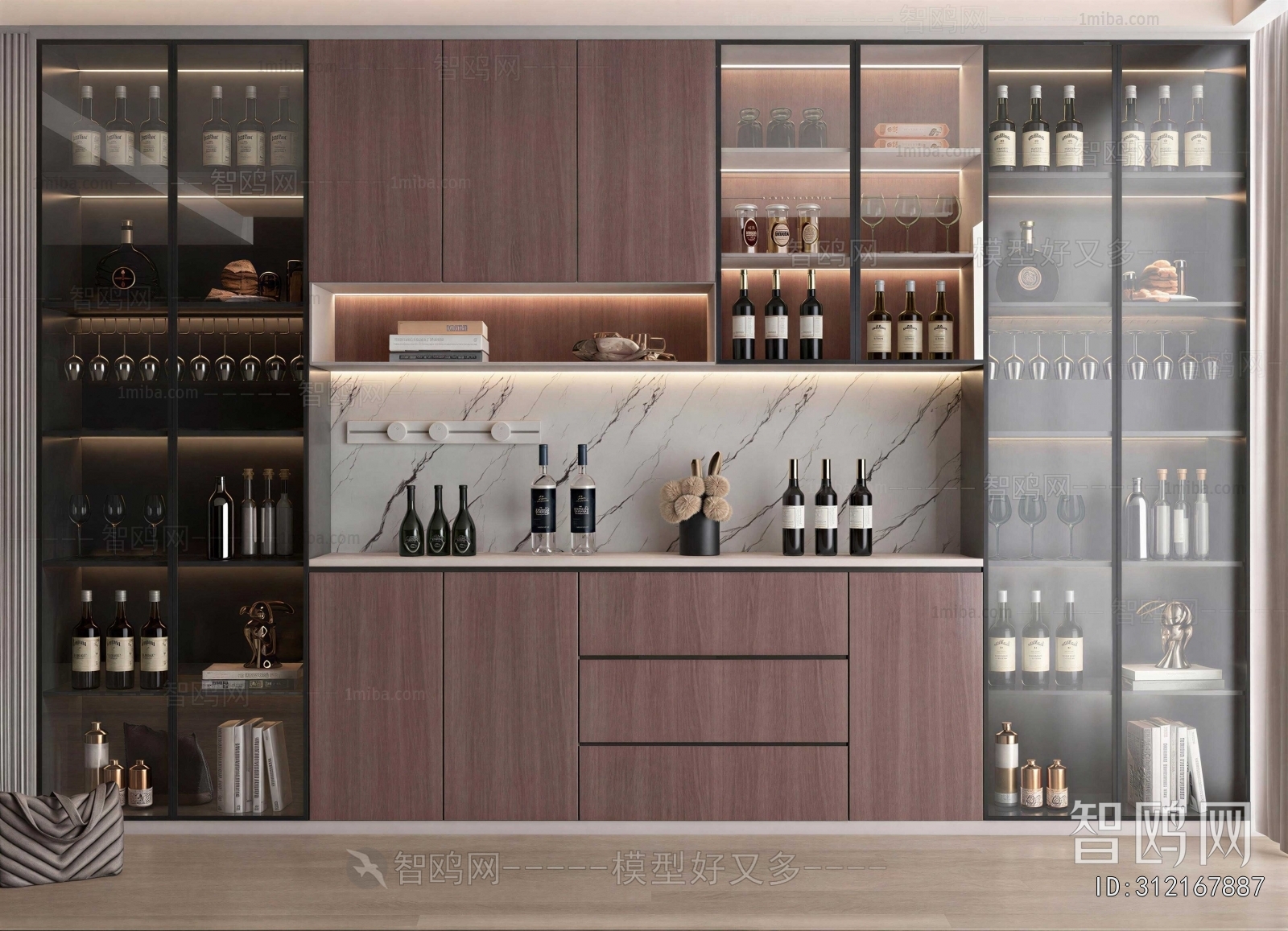 Modern Wine Cabinet