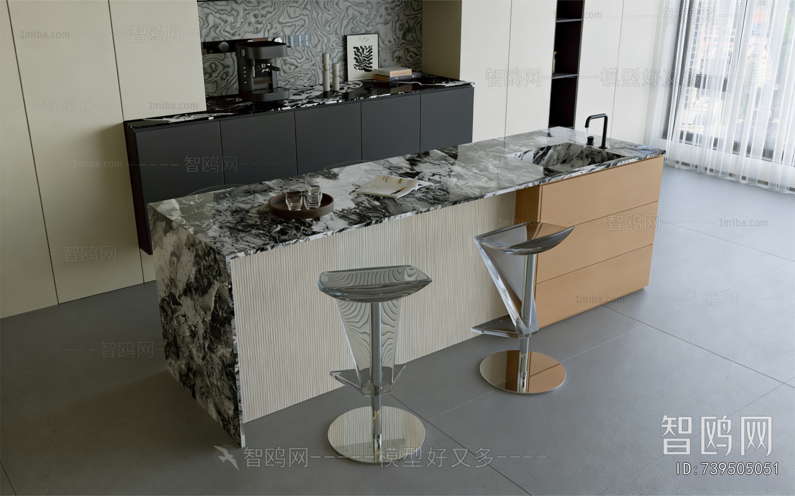 Modern Counter Bar