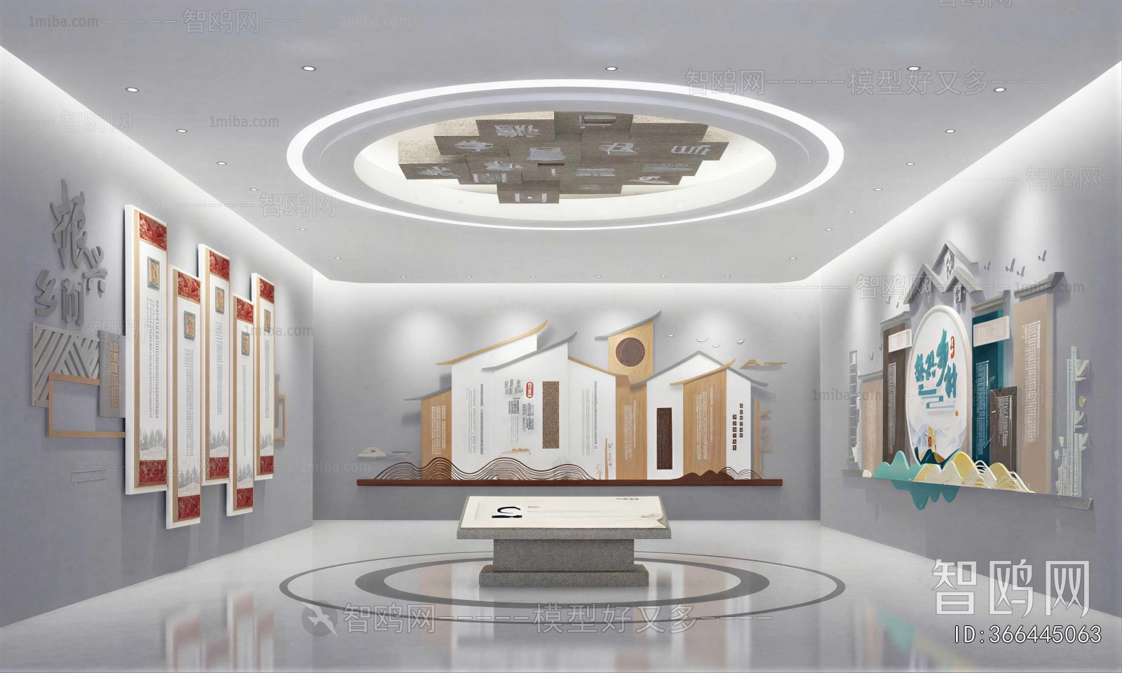 New Chinese Style Exhibition Hall