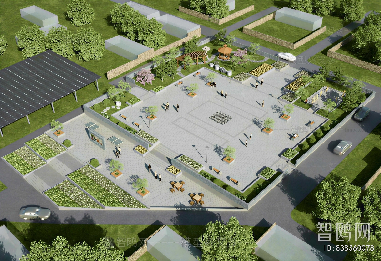 Chinese Style Park Landscape