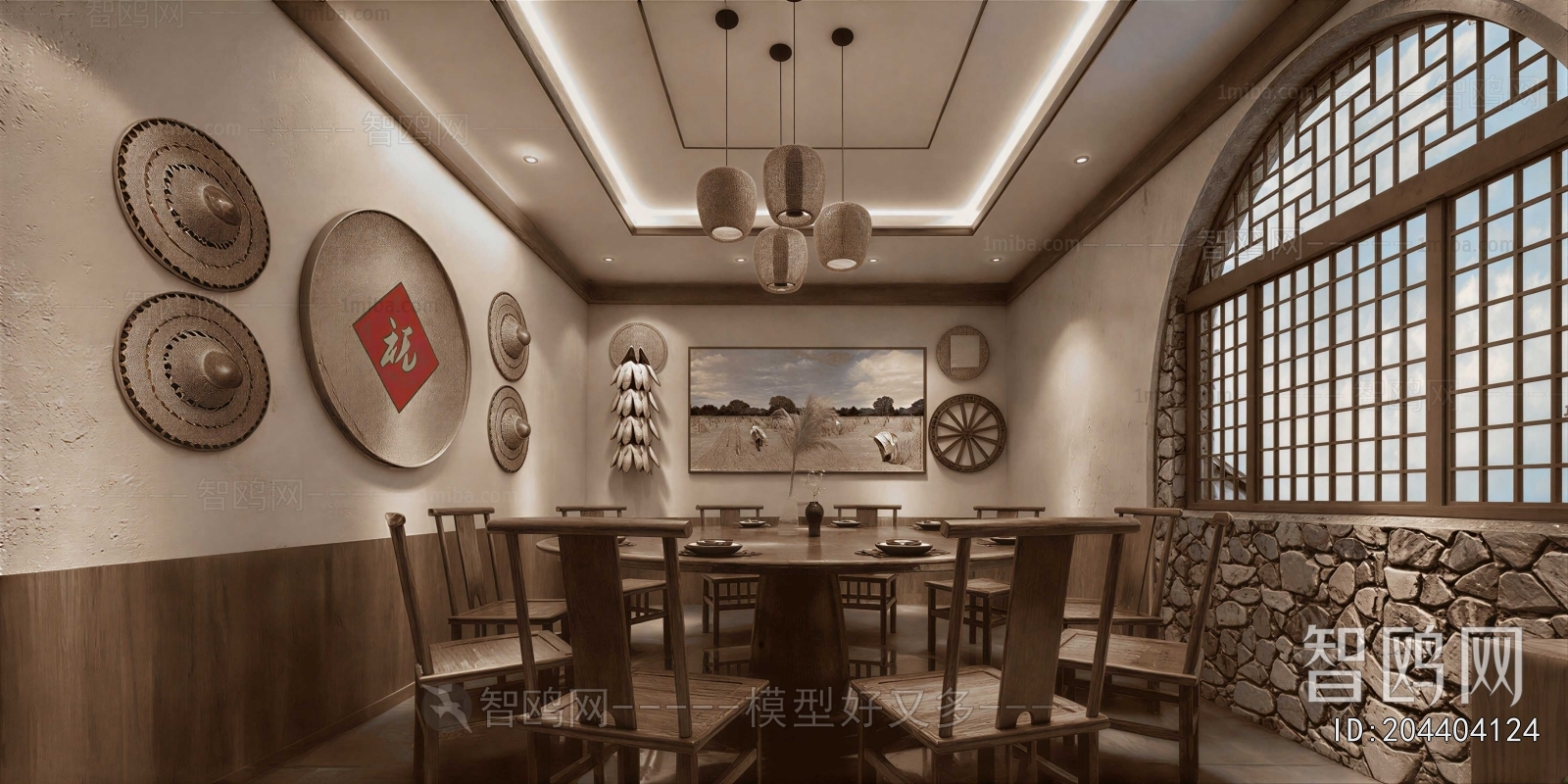 New Chinese Style Restaurant Box
