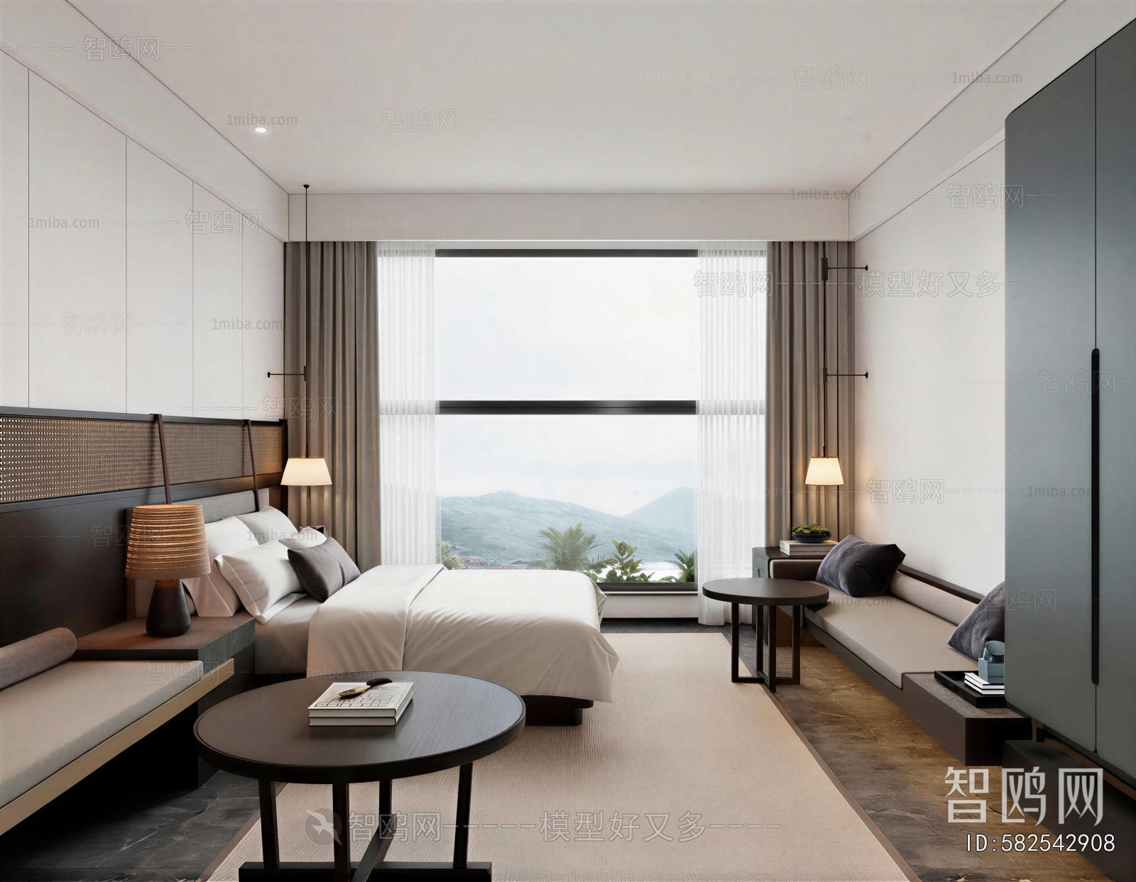 Modern Guest Room