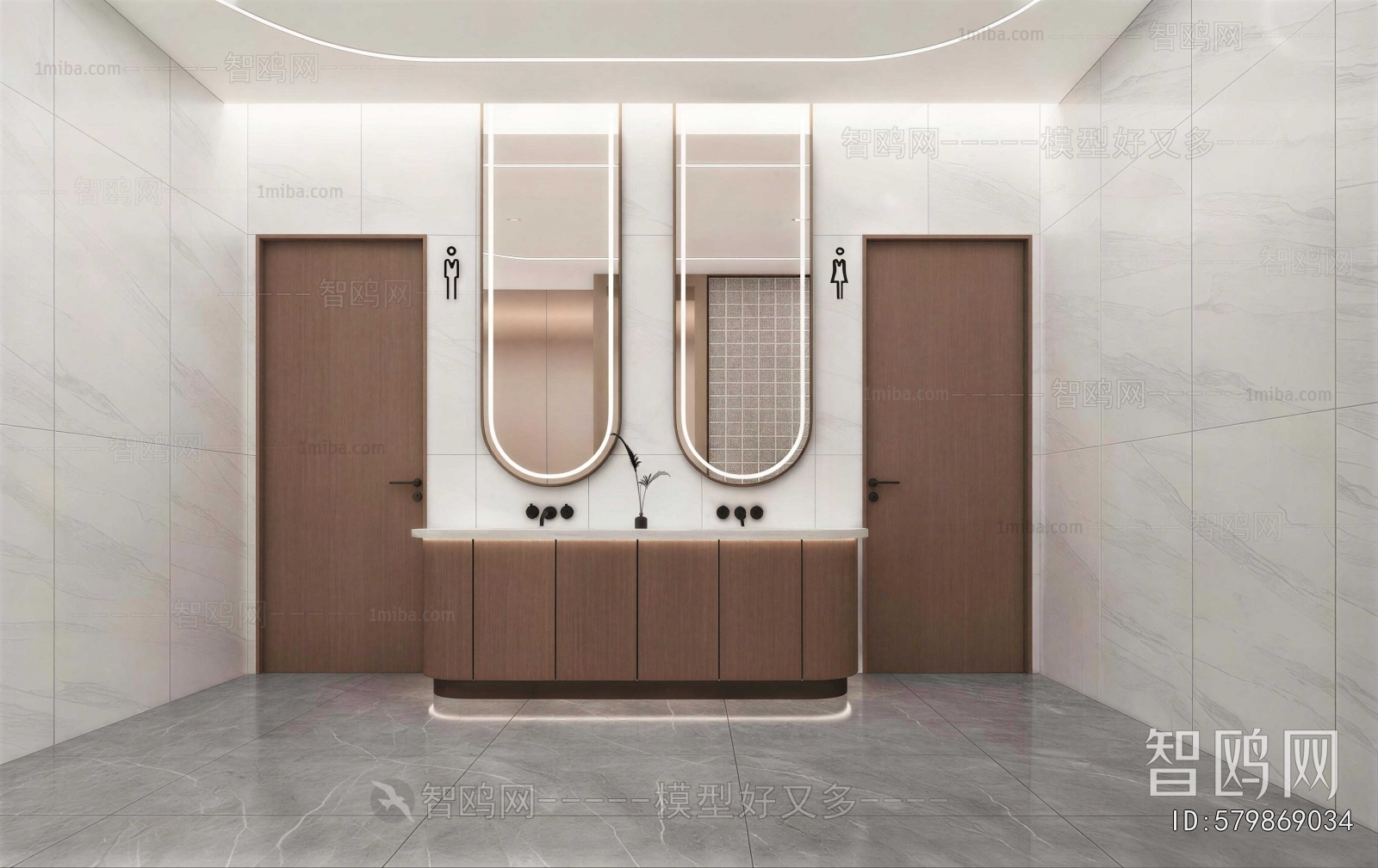 Modern Public Toilet