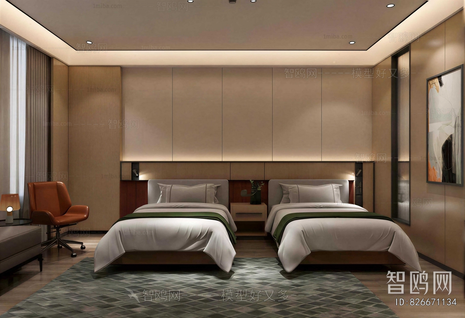 New Chinese Style Guest Room